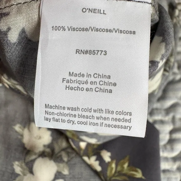 O'Neill flowy Floral Backless Dress - Picture 11 of 11